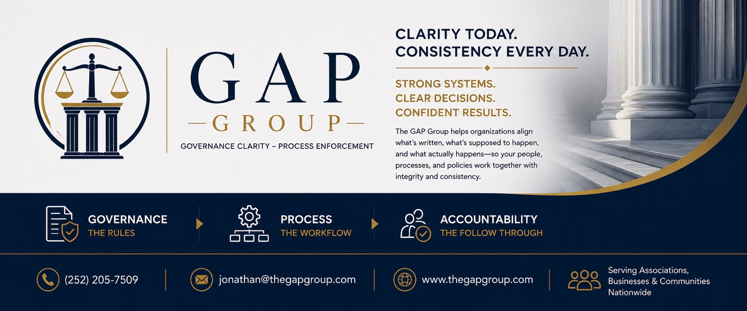 The GAP Group — governance clarity and process enforcement